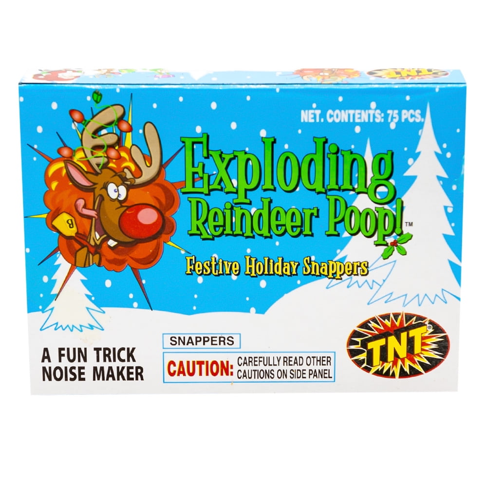 TNT Fireworks, Reindeer Poop, Holiday Pop-its, Snappers, Any Occasion