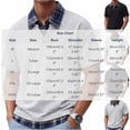 thumbnail image 3 of SAWOBUUN Men's Fake Two-Piece Collared Shirt Short Sleeve Pullover Top Lightweight Breathable Casual Summer Tee, 3 of 7