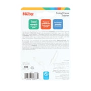 Nuby Fruity Chews Silicone Teether for Babies, Orange