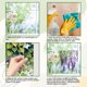 thumbnail image 4 of Pegatinas de ventana con diseño de flores de glicina, grandes, para primavera y verano, con flores moradas, estáticas, reutilizables, de doble cara, anticolisión, no adhesivas, para puerta corrediza, 4 of 7