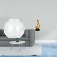 thumbnail image 2 of Acuario de escritorio,Pecera pequeña transparente,pecera,jarrón,mesa,Escultura abstracta de fuego,Estatua de arte abstracto,adorno decorativo para el hogar,Escultura de fuego, 2 of 8