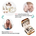 thumbnail image 4 of Thanksgiving Acorn Travel Portable Square Jewelry Organizer: Necklace Holder, Bracelet Holder, and More for Stylish Girls and Women, 4 of 6
