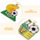 thumbnail image 3 of BESTYASH 4Ud Llaveros Deportivos De Fútbol En Aleación Para Regalos Temáticos Y Fiestas, 3 of 6