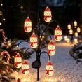 thumbnail image 4 of Christmas Solar Tree Stake Lights 5 Styles Outdoor Yard Decor, Twinkling LED Garden Stakes with Santa Snowman Reindeer Designs, Christmas Porch Decorations, Christmas Lawn Ornaments, Style C, 4 of 6