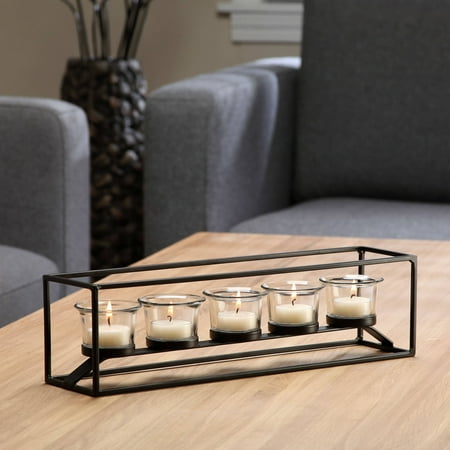 Sanctuary Candle Holder - Better Homes and Gardens 5-Light Metal Tealight Candle Holder