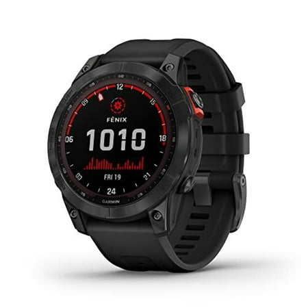 Garmin fenix 7 - Solar Edition, Slate Gray with Black Band