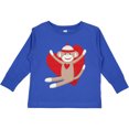 thumbnail image 3 of Inktastic Hug Sock Monkey Boys or Girls Long Sleeve Toddler T-Shirt, 3 of 5