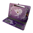 thumbnail image 3 of Purple Butterfly 8-inch Tablet Case Universal for 8-9inch Android Cases 360 Rotating Slim Folio Stand Protector Pu Leather Cover Travel e-reader Card Cash Slots with Multiple Viewing Angles, 3 of 4