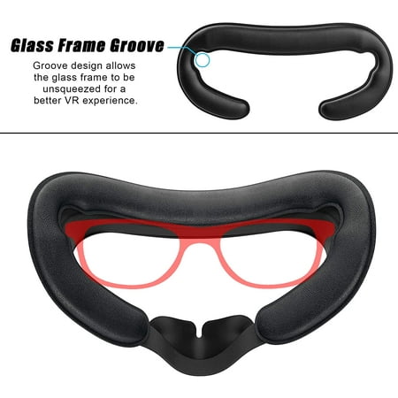 Amvr Vr Facial Interface Bracket Pu Leather Foam Face Cover Pad Replacement Comfort Set For Oculus Quest Walmart Canada