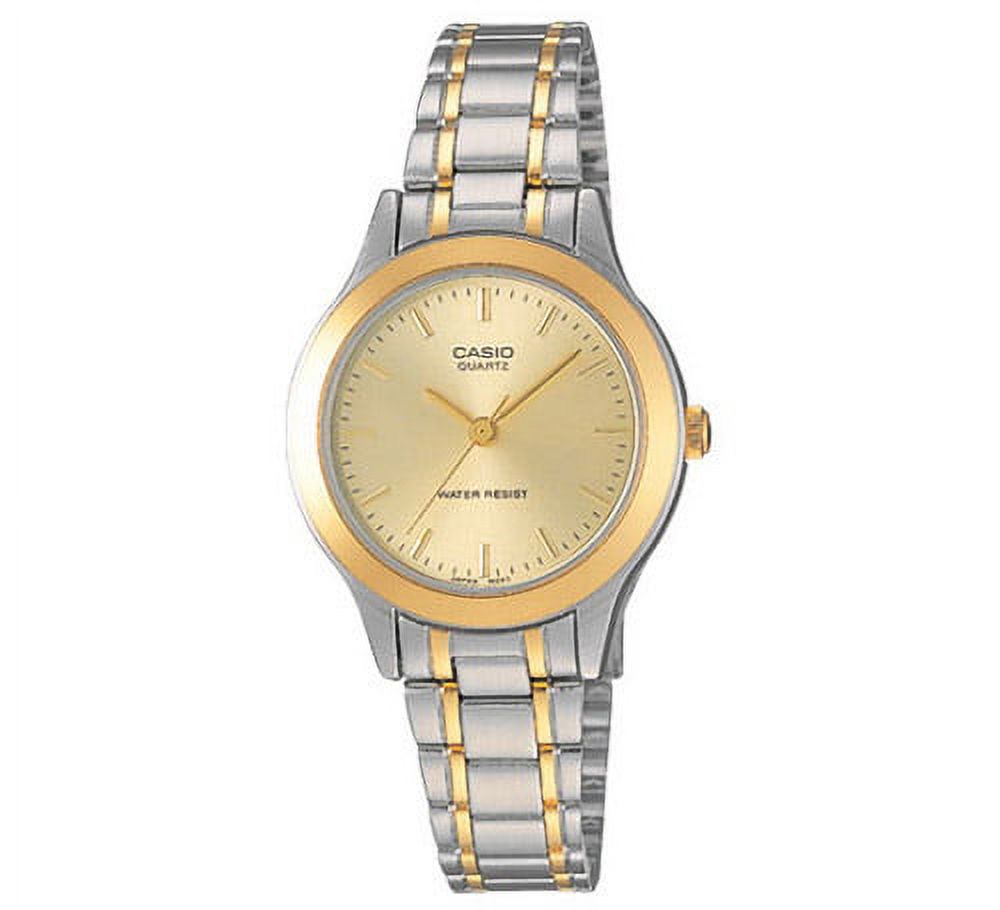 Women's General Watch Quartz Mineral Crystal LTP-1128G-9A