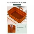 thumbnail image 4 of Doublures en Silicone pour Friteuse à Air Chaud Pliables Pot en Silicone pour Friteuse à Air Rectangulaire Panier en Silicone Réutilisable pour Friteuse à Air, 4 of 8