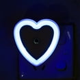 thumbnail image 4 of Heart Shaped Plug In LED Night Light Dusk Dawn Sensor Auto On Off Soft Warm Glow Bedroom Nursery, 4 of 6