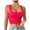 Hot Pink, variant on Ltctricy Women's Crop Tank Tops Seamless Square Neck Sleeveless Slim Cropped Workout Yoga Shirts Going out Cami Tees