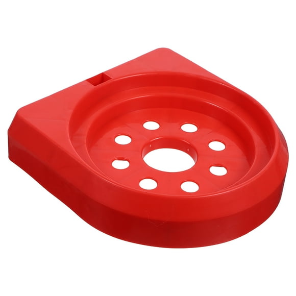Red ABS Fire Extinguisher Holder Wall Mount for Support Use with Universal Fit and Compact Design Fits Various Sizes