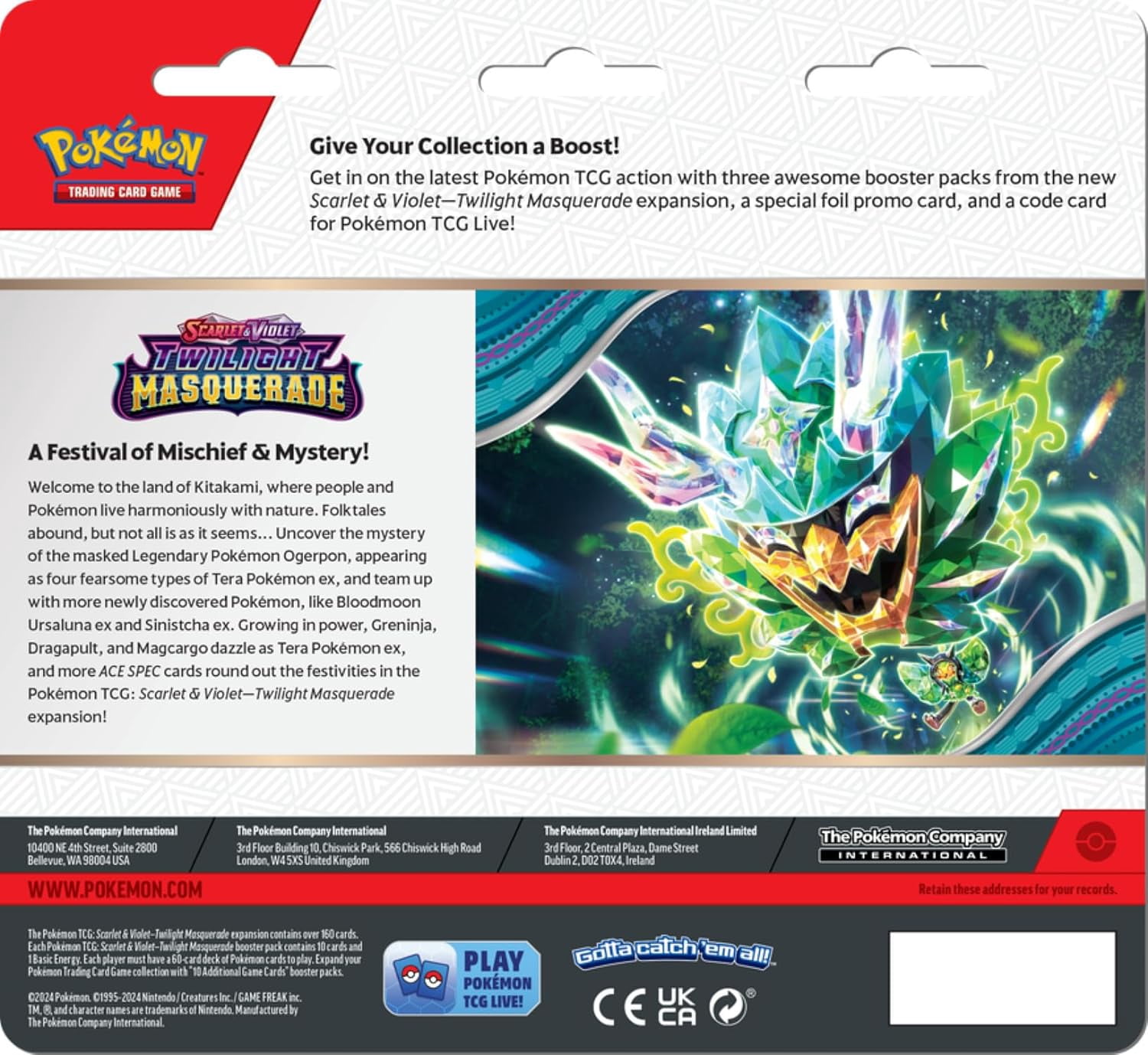 POKEMON SV6 TWILIGHT MASQUERADE 3PK BL