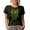 Military Green, variant on Best Cat Mom Ever feat. Paws and a Kitty, Black T-Shirt, Large