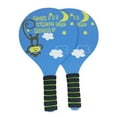 thumbnail image 1 of DYNWAVECA Tennis Wooden Paddle Wood Beach Racket for Children Physical Exercise Beach Games Beach Badminton Racket Beach Tennis Paddles Blue, 1 of 10