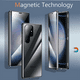 thumbnail image 2 of Aplicable a Samsung S23u Magnetic King S24/S22 HD Estuche para teléfono resistente a caídas con espejo y hebilla magnética de metal a prueba de mirones, 2 of 6
