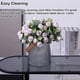 thumbnail image 4 of Ramo de flores artificiales Bearachild eucalipto rosas decoración Púrpura claro, 4 of 6