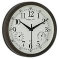 thumbnail image 3 of Mainstays 8.75" Indoor/Outdoor Antique Bronze Round Arabic Analog Wall Clock, 3 of 8