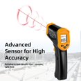thumbnail image 4 of PEACNNG Digital Infrared Thermometer  No Touch Digital Laser Temperature Gun for Cooking/BBQ/Meat  For gifts, 4 of 9