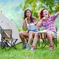 thumbnail image 6 of 600D Oxford Camping Chair Portable Foldable Chair Supports 220 lbs for Picnic, Fishing, Backpacking Chicken and Rooster, 6 of 8