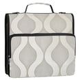thumbnail image 5 of FORMRS Zipper Binder with Shoulder Strap 2-inch Ring 500 Sheet Capacity File Bag, Light Gray Pattern, 5 of 5