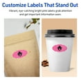 thumbnail image 4 of Avery Oval Scalloped Labels, Bright Pink, 1-1/8" x 2-1/4", 210ct, 4 of 11