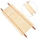 thumbnail image 4 of Sillón plegable de bambú con cojín transpirable y cómodo para uso doméstico y exterior. Fácil de guardar y transportar. Accesorios para sillas., 4 of 7