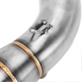 thumbnail image 3 of Motorcycle Exhaust Middle Pipe Rustproof Heat Resistant Low Noise Replacement For SUZUKI SV650 SV650X 2016 ? 2021, 3 of 5