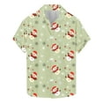 thumbnail image 2 of Elvqul Casual Shirts for Men Dressy Christmas Print Mens Shirts Button up, 2 of 5