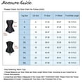 thumbnail image 3 of VASLANDA Women's Hourglass Longline Overbust Corset Steel Boned Long Torso Waist Training Bustier, 3 of 8
