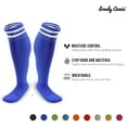 thumbnail image 3 of Lovely Annie Mens 2 Pairs Knee High Sports Socks for Baseball/Soccer/Lacrosse 003 MBlue, 3 of 5