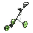 thumbnail image 4 of  Cart, Light Aluminum Frame Ergonomic Adjustable height 3 Wheeled  Bag Cart  For Practice, 4 of 8