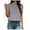 506_Grey, variant on ZHENHONG T Shirts for Women,Casual Short Sleeve Mock Neck Loose T Shirt Solid Color Drop Shoulder Tops,Blue Women Blouses