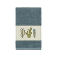thumbnail image 5 of Authentic Hotel and Spa  Turkish Cotton Cactus Embroidered Teal Blue 8-piece Towel Set, 5 of 5