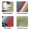 thumbnail image 6 of Howarmer Placemats, Washable Woven Vinyl Placemats, Heat-Resistant Placemats Stain Resistant Non-Slip PVC Table Mats, Dining Table Placemats for Christmas,Set of 4 ( 12x18 Inch, Green ), 6 of 7