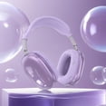 thumbnail image 5 of Funda de silicona Jiboku para AirPods Max 3 en 1, color morado, 5 of 5
