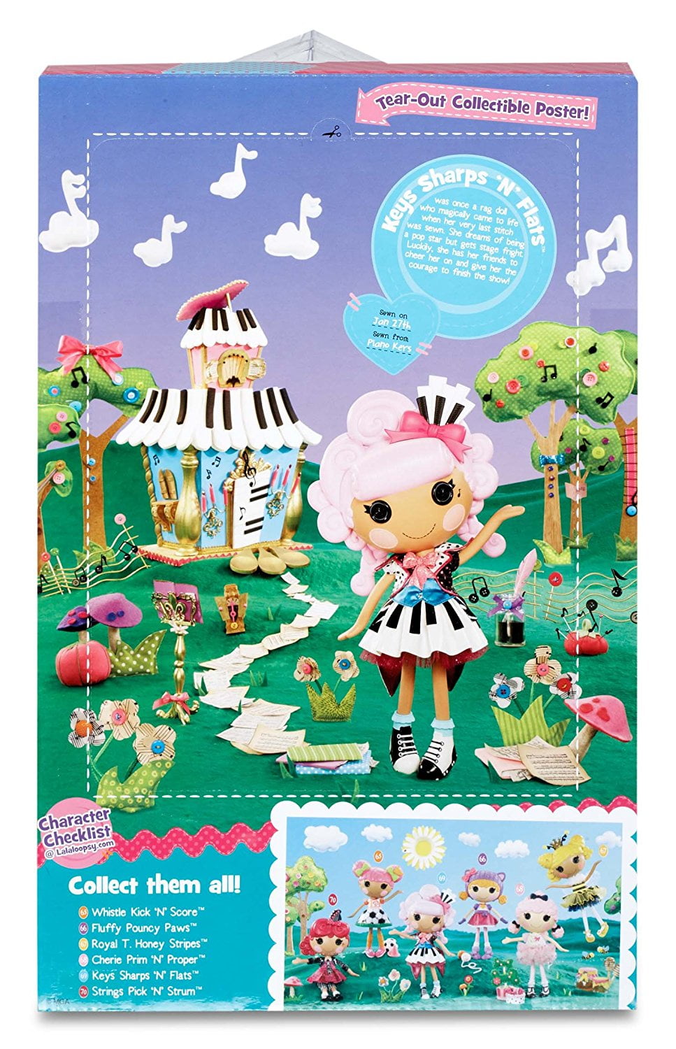 lalaloopsy keys sharps and flats