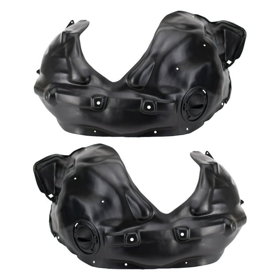 TRQ Front Inner Fender Liner Set Fits 2011-2013 Jeep Grand Cherokee BDA06747