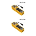 thumbnail image 1 of Sidaley Cargadores de coche Inversor de energía Interruptor de encendido/apagado de varios puertos Disipación de calor Toma de convertidor de 12V a 110V 2piezas, 1 of 6