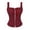 Wine #16, variant on DORKASM Women's Floral Corset Embroidered Lace Up Square Neck Crop Tank Top Black M
