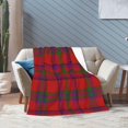 thumbnail image 5 of Super Soft Flannel Fleece Throw Blanke Tartan Lightweight Fuzzy Blanket for Couch Sofa Bed Office, Plush All Season 80x60 Inch, 5 of 8