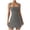Dark Gray, variant on Women’s Square Neck A-Line Mini Dress Sleeveless Fit and Flare Casual Summer Skater Dress