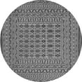 thumbnail image 1 of Ahgly Company Indoor Round Southwestern Gray Country Area Rugs, 8' Round, 1 of 1