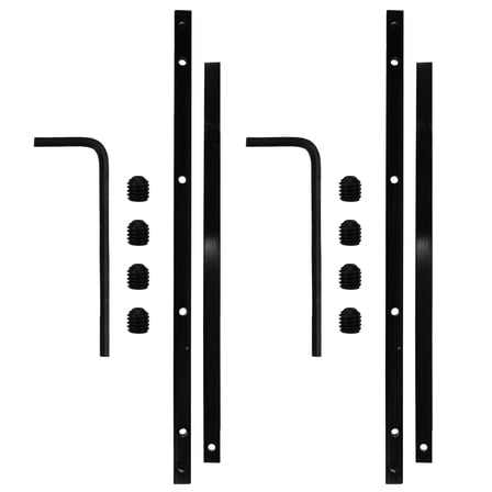 Makita P-45777 Black Guide Rail Connector Kit for 194367-7, 194368-5, 199140-0 (2-Pack)