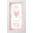 thumbnail image 1 of Shamp, Cindy 14x24 White Modern Wood Framed Museum Art Print Titled - My Heart Needs You, 1 of 4