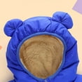 thumbnail image 4 of XBASW Kids Baby Winter Fleece Jacket Bear Hooded down Cotton Coats for Boys Girls Puffer Padded Outerwear 1-6T, 4 of 7