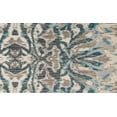 thumbnail image 5 of Arsene Abstract Ikat Print Rug, Crystal Teal/Taupe, 6ft-7in x 9ft-6in Area Rug, 5 of 7