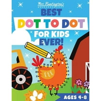 Dot to Dot for Kids Ages 4-8: Best Connect the Dots Number Puzzle Book Ever! Count & Color from 10 to 100, (Paperback)